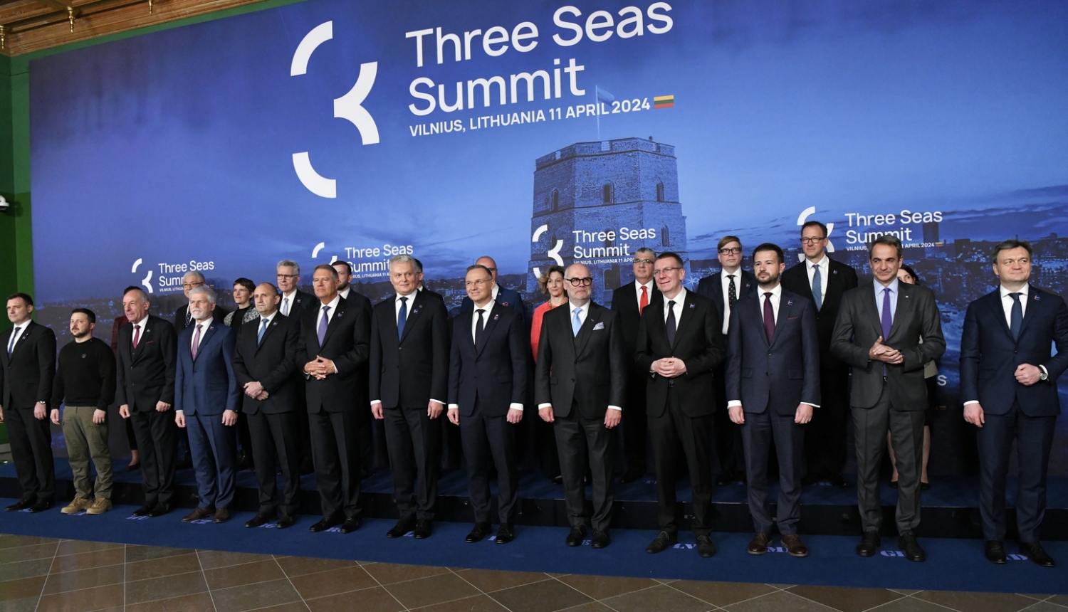11.04.2024. Valsts prezidenta Edgara Rinkēviča dalība Trīs jūru iniciatīvas samitā