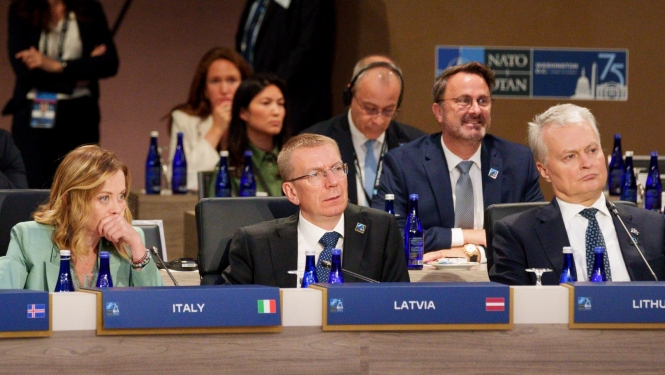 10.07.2024. Valsts prezidenta Edgara Rinkēviča dalība NATO samitā Vašingtonā