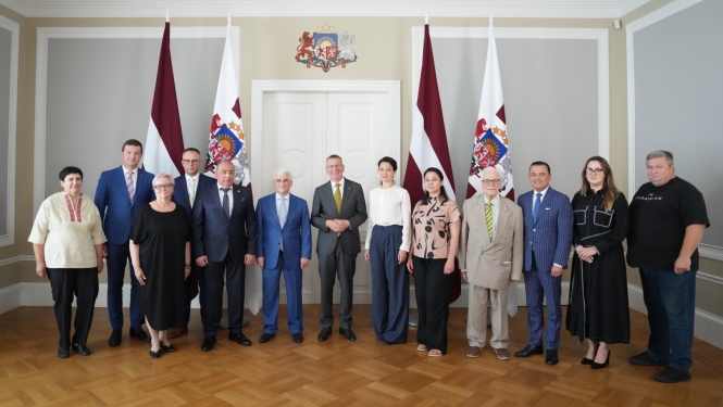 Valsts prezidenta Edgara Rinkēviča tikšanās ar Latvijā dzīvojošu dažādu tautību kultūras biedrību un savienību pārstāvjiem