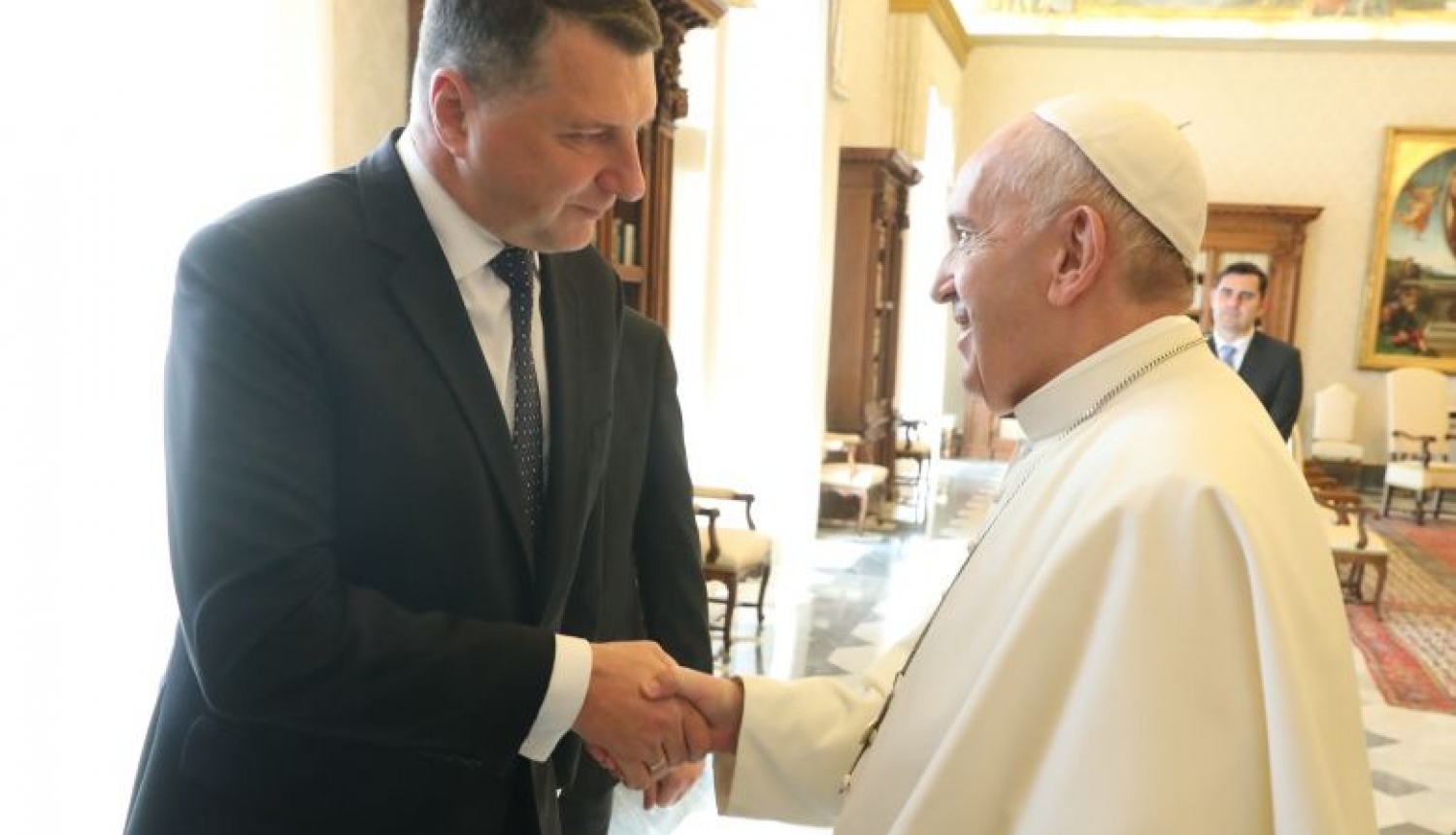 Valsts prezidents Raimonds Vējonis un Iveta Vējones kundze apmeklē Vatikānu