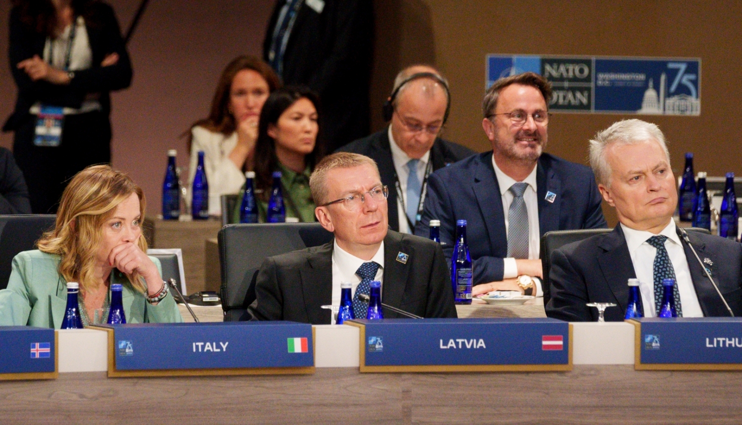 10.07.2024. Valsts prezidenta Edgara Rinkēviča dalība NATO samitā Vašingtonā