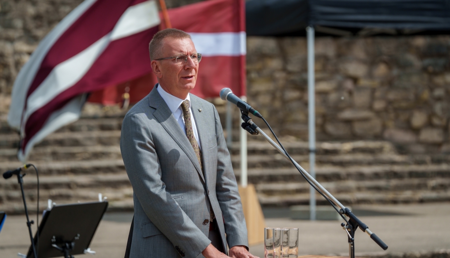 10.08.2024. Valsts prezidenta Edgara Rinkēviča dalība 25. Latvijas politiski represēto personu salidojumā