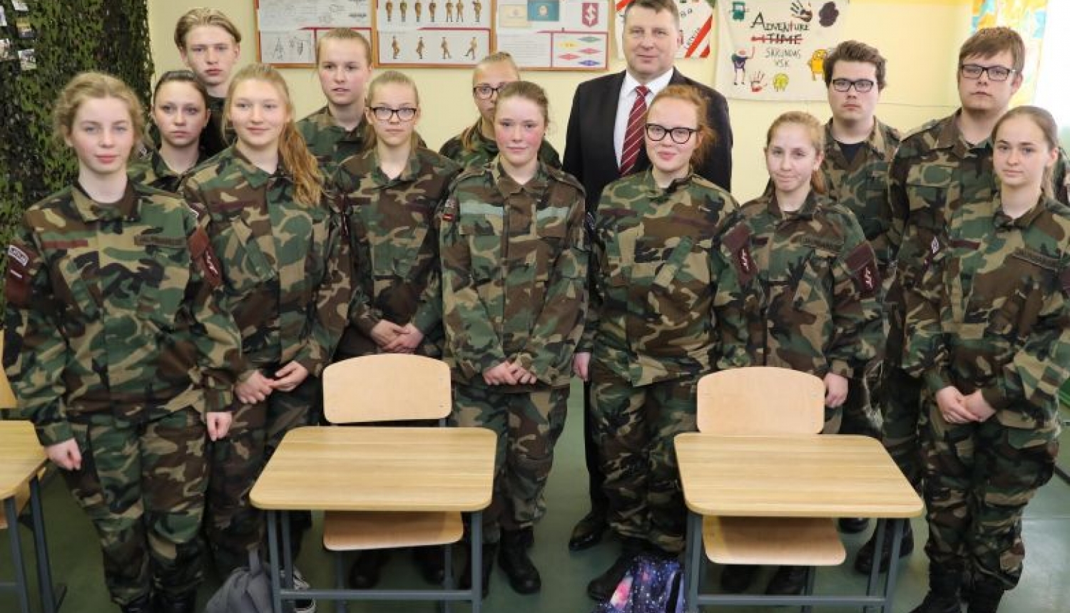 Valsts prezidents: skolas vidē ir jāstiprina jauniešu piederības sajūta Latvijai