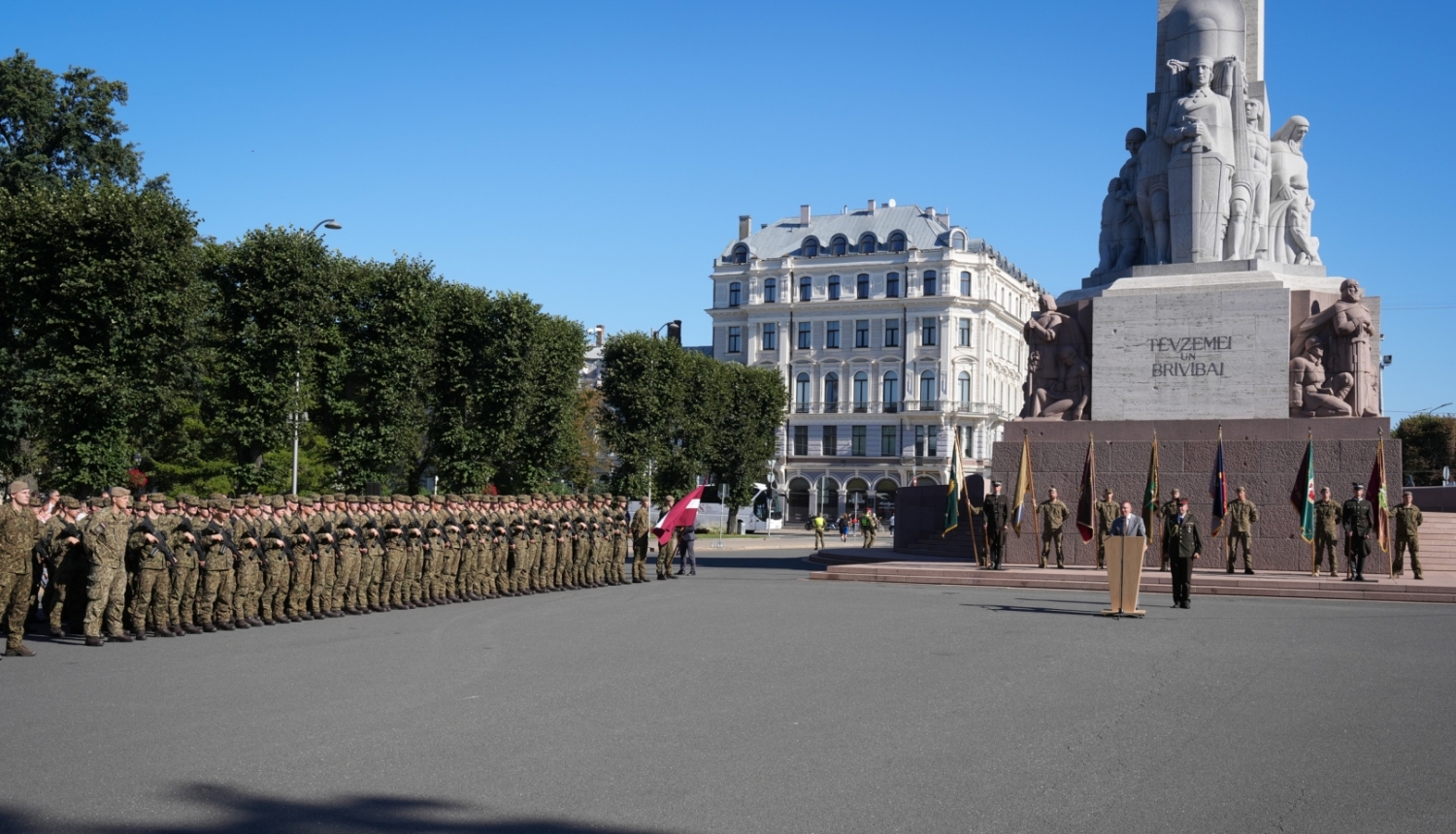 06.09.2024. Valsts prezidenta Edgara Rinkēviča dalība Valsts aizsardzības dienesta un militārās pamatapmācības karavīru zvēresta došanas ceremonijā